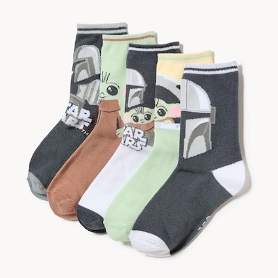 Joe Fresh Ens. de 5 paires de chaussettes Le Mandalorien 1 ea, 12,00 $/1ch
