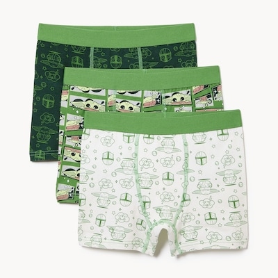 Kid Boys' STAR WARS™ 3-Pack Boxer Brief - Green