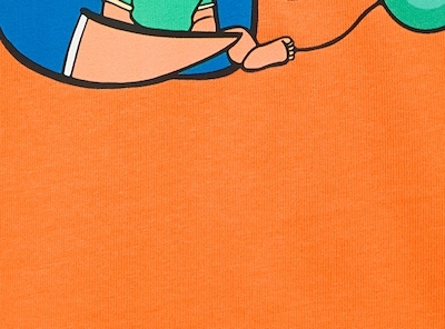 T-shirt orange pour enfants