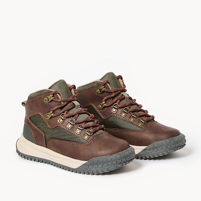 Kid Boys' High Top Boots - Dark Brown