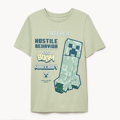 Kid Boys' Minecraft T-Shirt - Olive