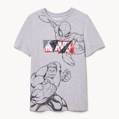 Kid Boys' Marvel Avengers T-Shirt - Grey Mix