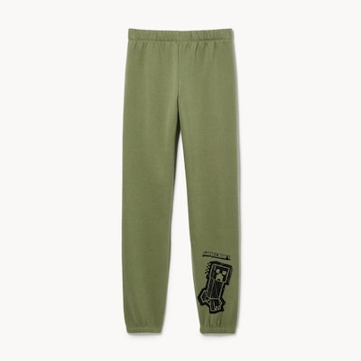 Kid Boys' Minecraft Jogger - Dark Olive