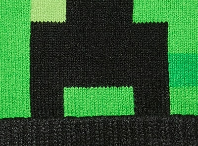 Kid Boys' Minecraft Toque and Mittens Set