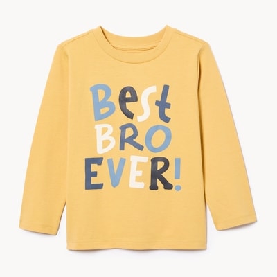 Toddler Graphic Long Sleeve Top - Yellow