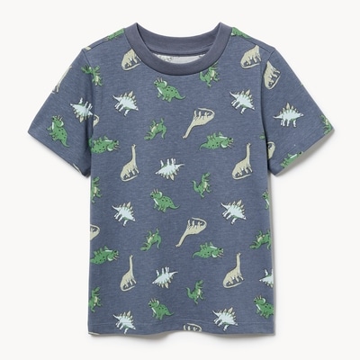 T-shirt imprimé pour petits garçons - Rétro Foncé