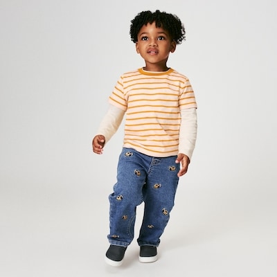 Toddler Striped T-Shirt - Sand