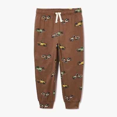 Toddler Boys' Printed Jogger - Brown