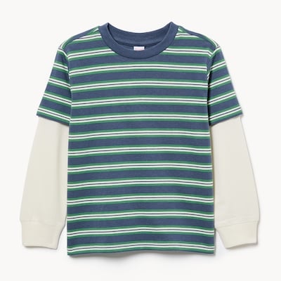 Joe Fresh Toddler Boys' Striped Fooler Long Sleeve T-Shirt 1 ea, $12.00/1ea