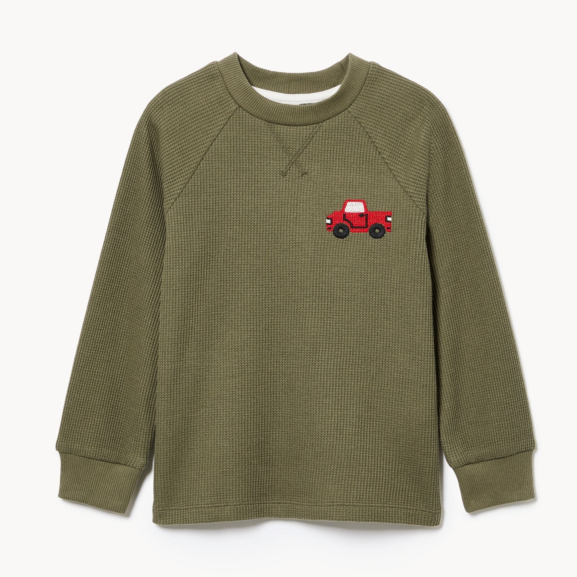 Toddler Boys' Raglan Long Sleeve Top