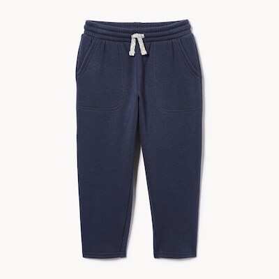 Pantalon en molleton duveteux pour petits garçons - Marine foncé