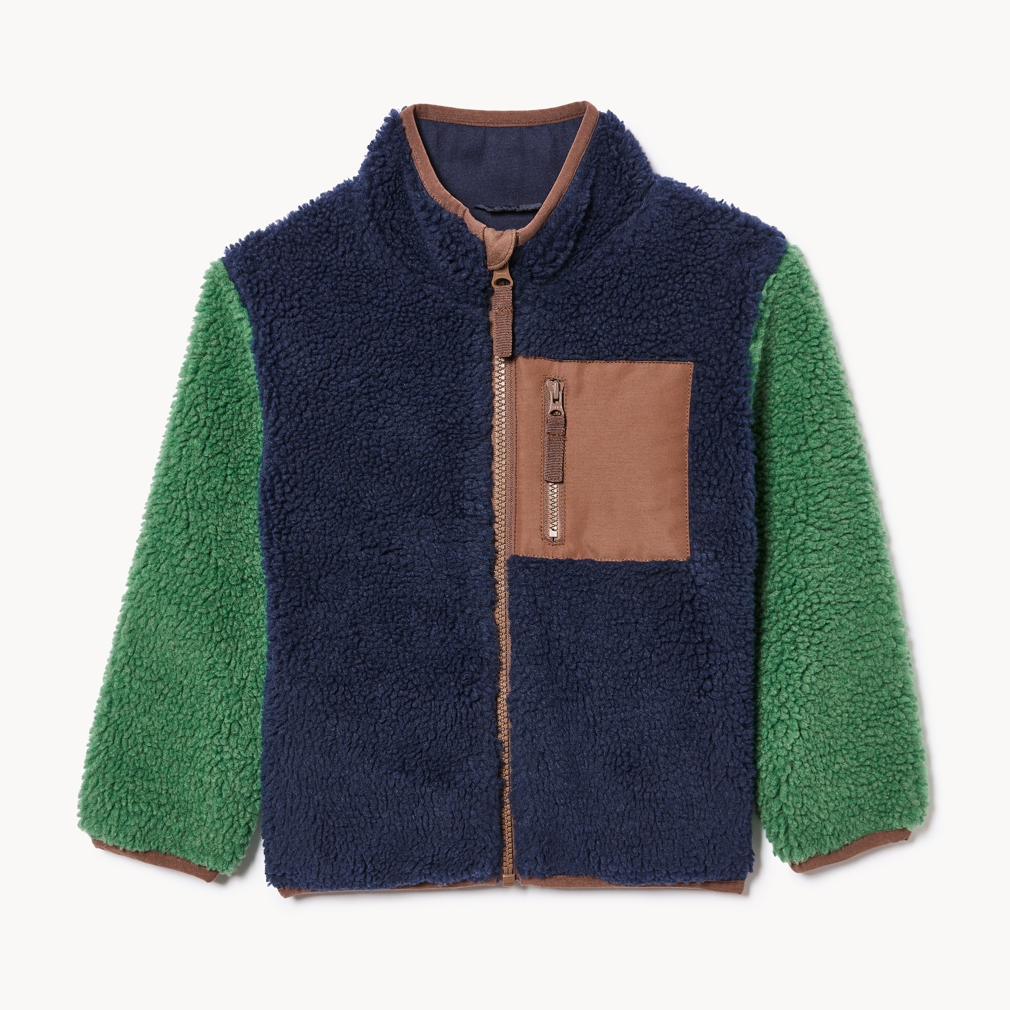 Veste molleton effet peau de mouton, garçons
