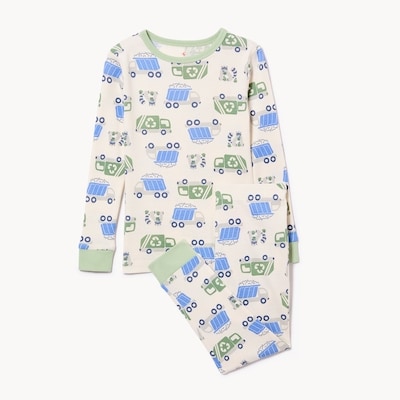Pyjama imprimé pour petits garçons - Crème