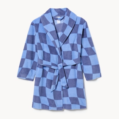 Toddler Boys' Graphic Robe - Denim Blue