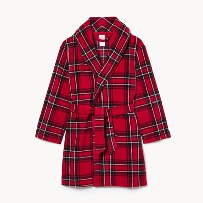 Peignoir des Fêtes en micromolleton, tout-petits - Rouge Foncé