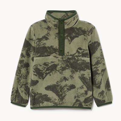 Toddler Boys' Active Microfleece Pullover - Olive