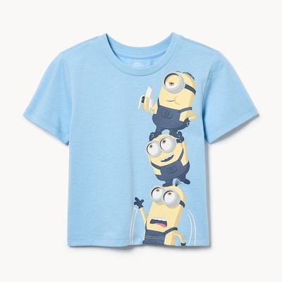 T-shirt Minions pour petits garçons - Bleu