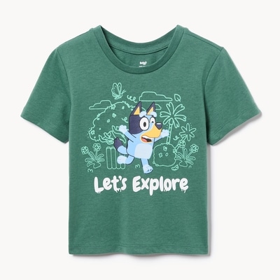 T-shirt Bluey pour tout-petits - Vert