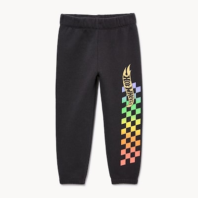 Pantalon de jogging Hot Wheels pour petits garçons - Noir