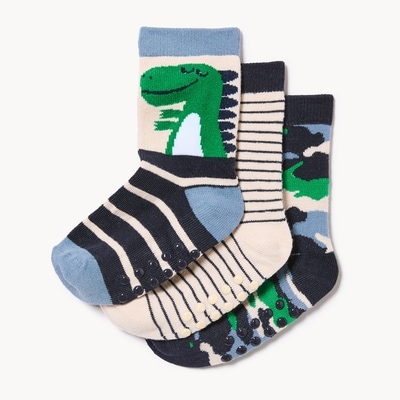 Toddler Boys' 3-Pack Crew Socks - Multi