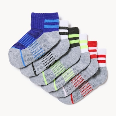 Ens. de 6 paires de socquettes pour petits garçons - Rouge