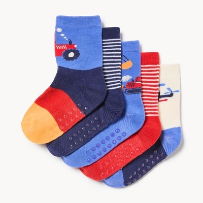 Joe Fresh Ens. 5 paires de chaussettes tube, petits garçons 1 ea, 10,00 $/1ch