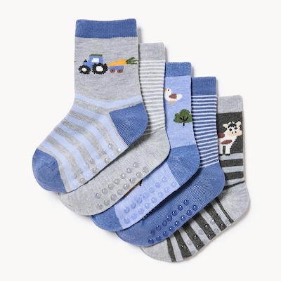 Joe Fresh Toddler Boys' 5-Pack Crew Socks 1 ea, $10.00/1ea