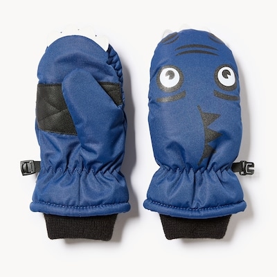 Mitaines de ski à personnage pour petits garçons - Bleu