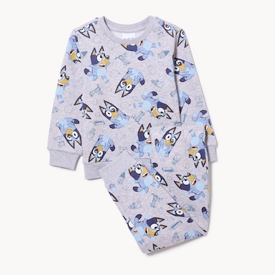 Toddler Boys' Bluey Set - Light Grey Mix