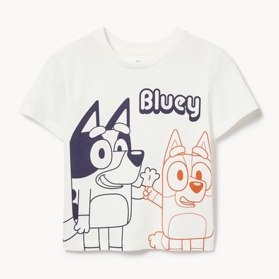 T-shirt Bluey pour petits garçons - Blanc Cassé