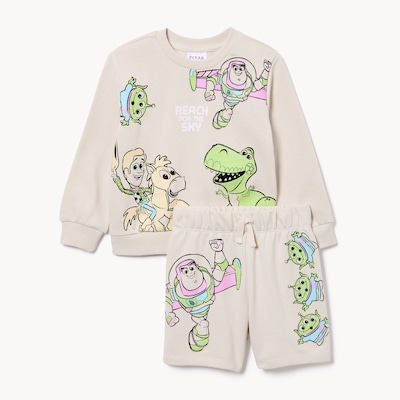 Toddler Boys' Pixar Toy Story Sweatshirt Set - Beige