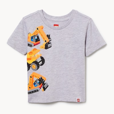 Toddler Boys' LEGO® Graphic T-Shirt - Grey Mix