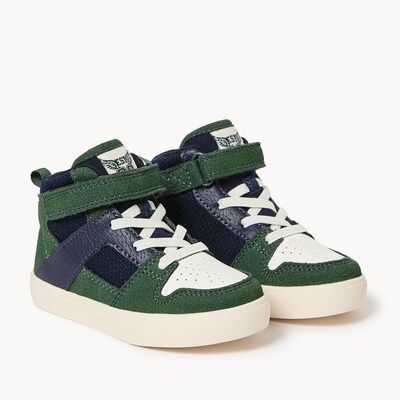Espadrilles montantes pour petits garçons - Marine