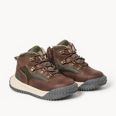 Bottes hautes pour petits garçons - Brun Foncé