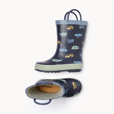 Bottes de pluie en caoutchouc pour petits garçons