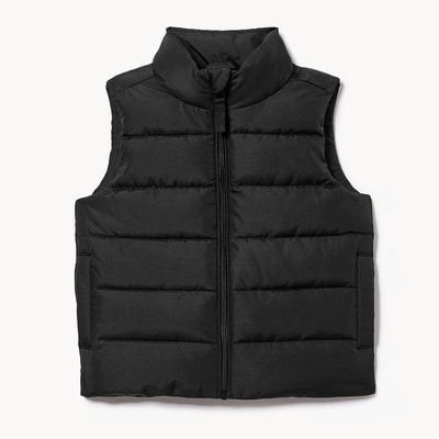 Toddler Puffer Vest - JF Black