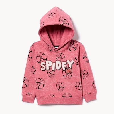 Toddler Boys' Marvel Spider-Man Hoodie - Dusty Rose
