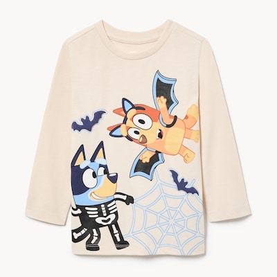 Toddler Boys' Bluey Long Sleeve Top - Sand