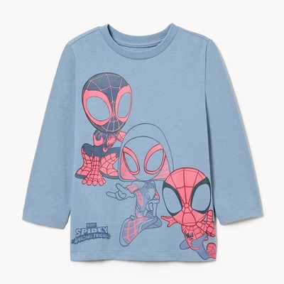 Marvel Spidey and His Amazing Friends Top - Dusty Blue