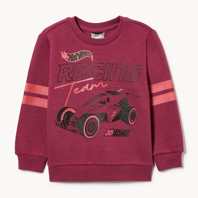 Chandail en molleton Hot Wheels, petits garçons - Marron