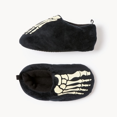 Toddler Boys' Skeleton Slippers