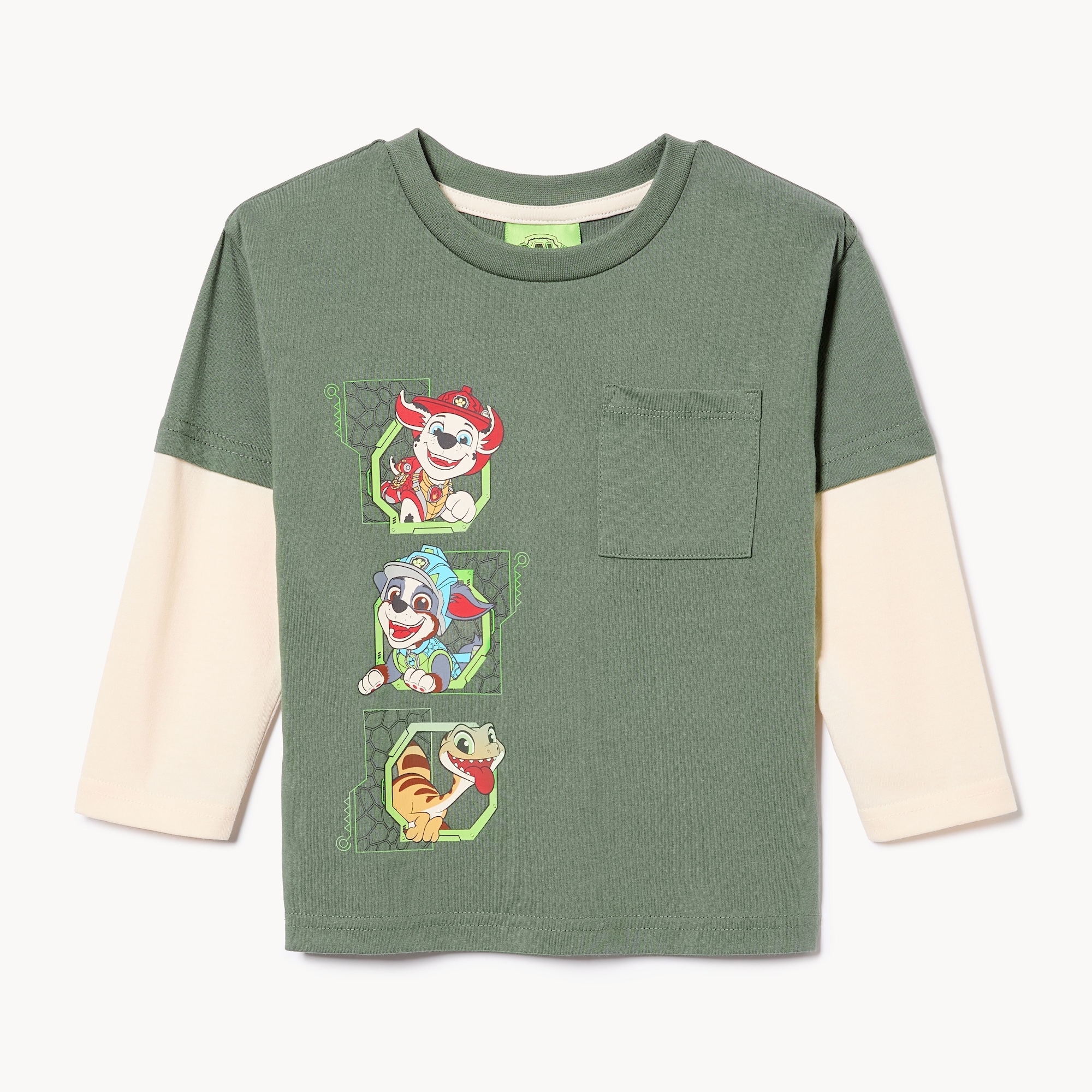 Toddler Boys' Paw Patrol Layered Long Sleeve Top