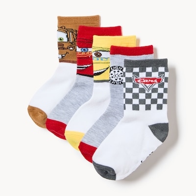 Joe Fresh Ens. de 5 paires de chaussettes tube Les Bagnoles 1 ea, 12,00 $/1ch