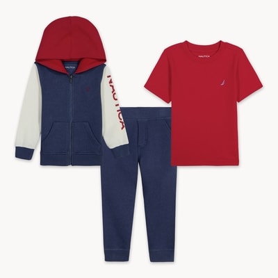 Ensemble en molleton Nautica pour garçon - Bleu Foncé