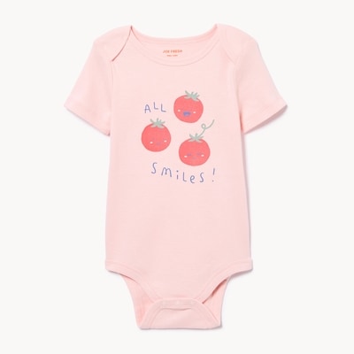 Baby Girls' Graphic Bodysuit - Powder Pink