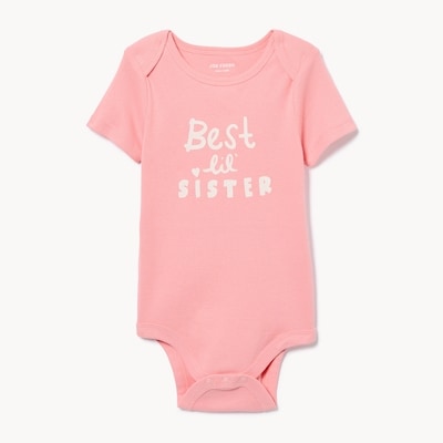Baby Girls' Graphic Bodysuit - Dusty Pink
