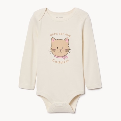 Cache-couche imprimé pour bébés filles - Blanc Cassé