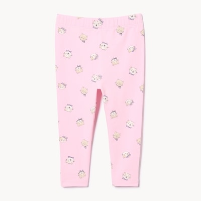 Legging imprimé pour bébés filles - Rose Pâle