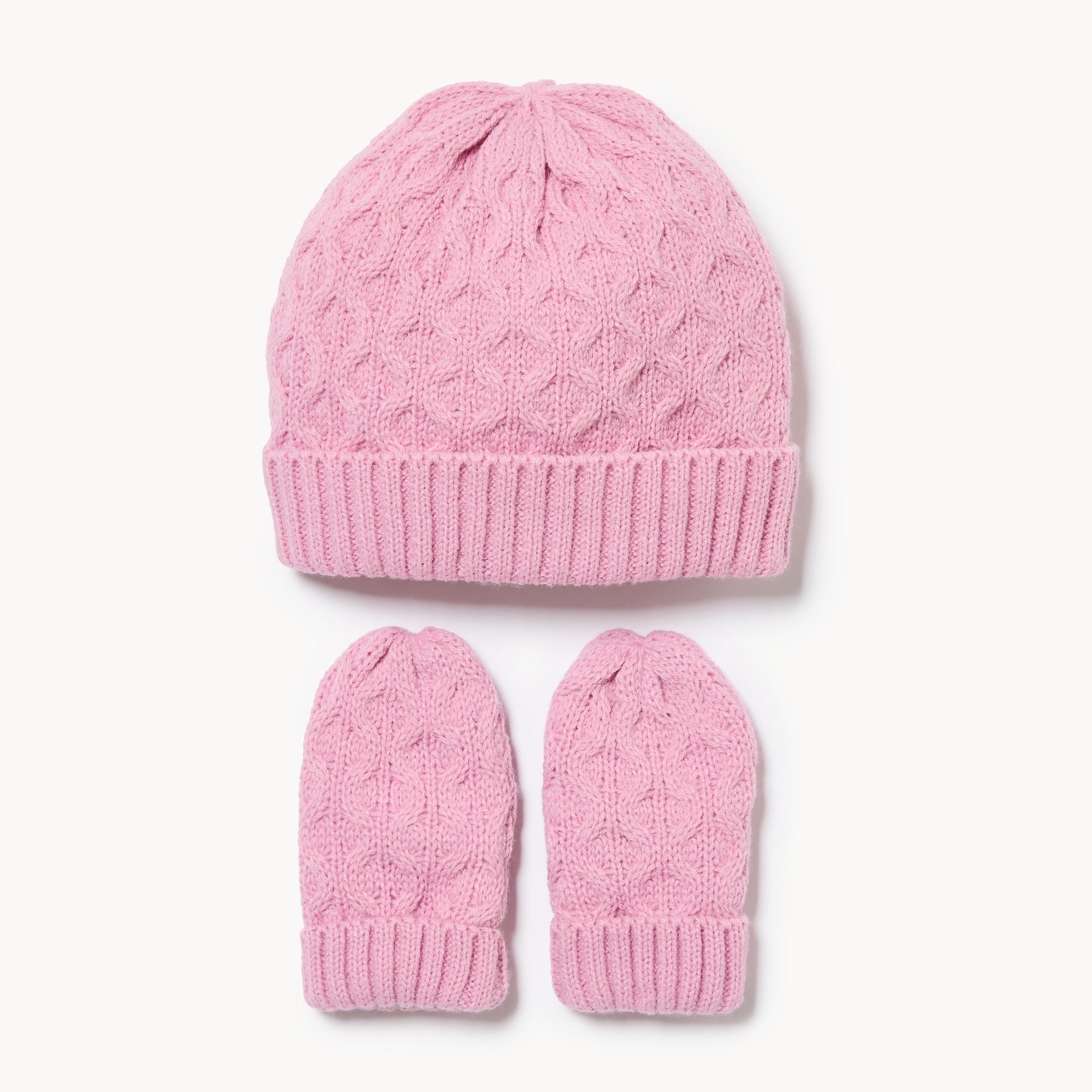 Baby Girls' Toque and Mitten Set