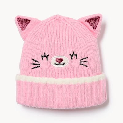 Baby Girls’ Animal Toque - Light Pink